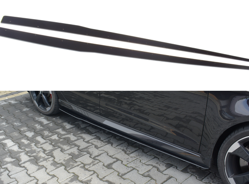 Maxton Design Maxton Design RACING SIDE SKIRTS DIFFUSERS V.1AUDI AUDI RS3 8V FL SPORTBACK