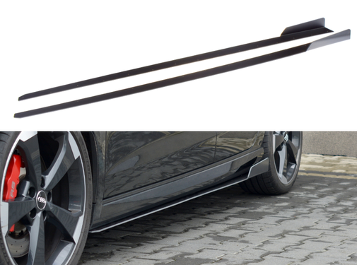 Maxton Design Maxton Design RACING SIDE SKIRTS DIFFUSERS V.2 AUDI AUDI RS3 8V FL SPORTBACK