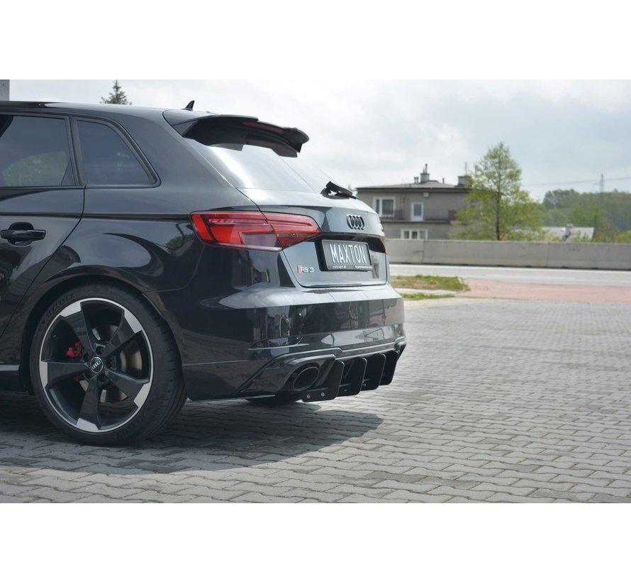 Maxton Design REAR DIFFUSER V.1 AUDI RS3 8V FL SPORTBACK