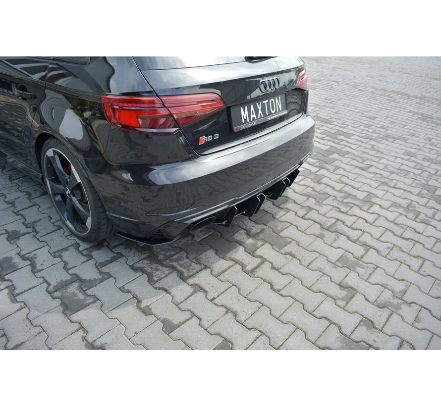 Maxton Design REAR DIFFUSER V.2 AUDI RS3 8V FL SPORTBACK