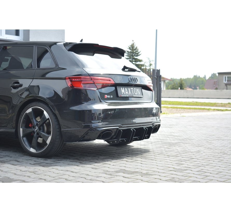 Maxton Design REAR DIFFUSER V.2 AUDI RS3 8V FL SPORTBACK