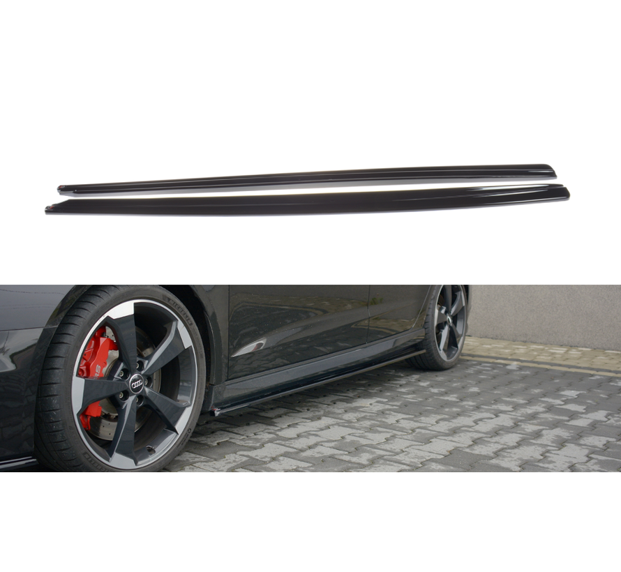 Maxton Design SIDE SKIRTS DIFFUSERS AUDI RS3 8V FL SPORTBACK