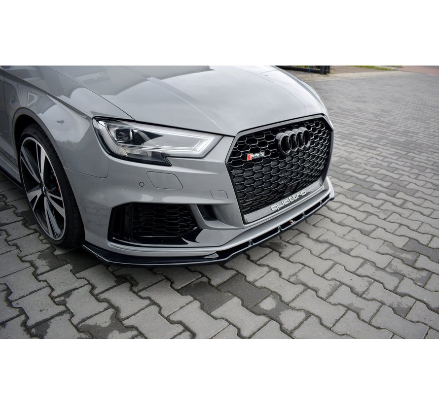 Maxton Design FRONT SPLITTER V.1 AUDI RS3 8V FL SEDAN