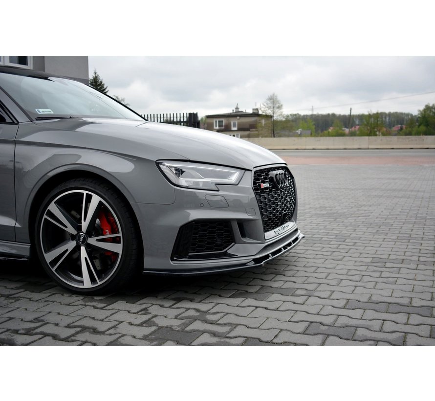 Maxton Design FRONT SPLITTER V.1 AUDI RS3 8V FL SEDAN