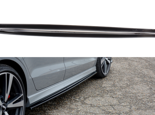 Maxton Design Maxton Design SIDE SKIRTS DIFFUSERS AUDI RS3 8V FL SEDAN