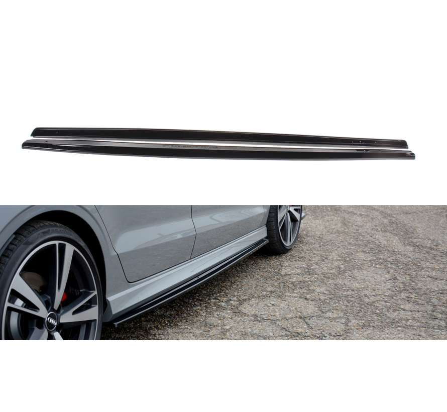 Maxton Design SIDE SKIRTS DIFFUSERS AUDI RS3 8V FL SEDAN