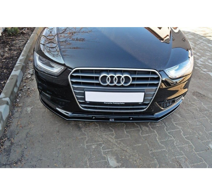 Maxton Design FRONT SPLITTER V.1 AUDI A4 B8 FL