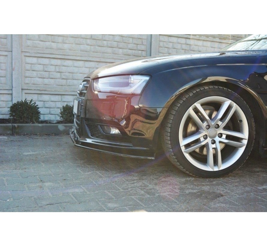 Maxton Design FRONT SPLITTER V.1 AUDI A4 B8 FL