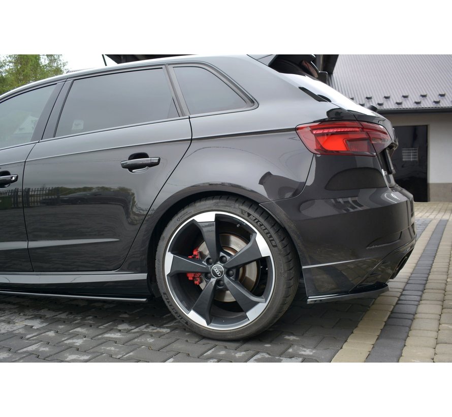 Maxton Design REAR SIDE SPLITTERS AUDI RS3 8V FL SPORTBACK