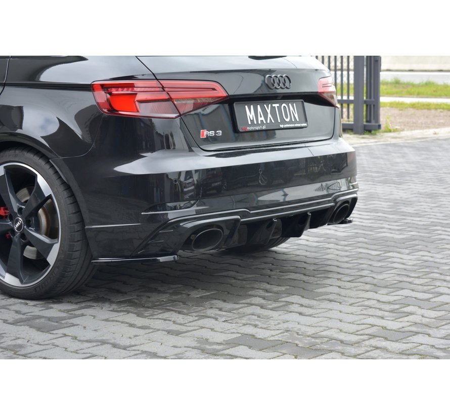 Maxton Design REAR SIDE SPLITTERS AUDI RS3 8V FL SPORTBACK