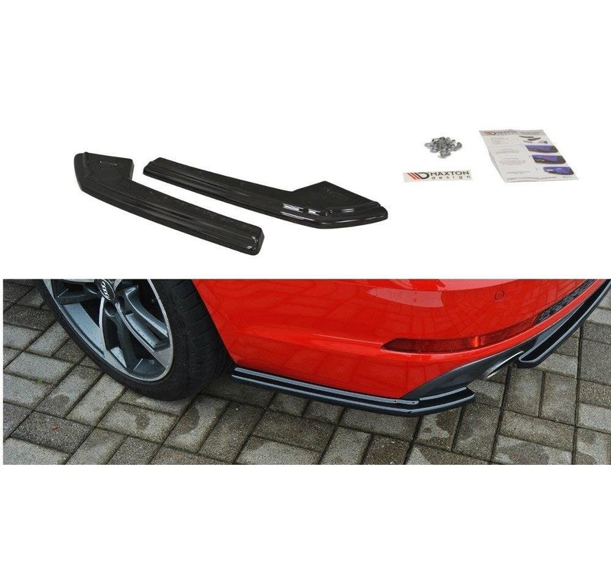 Maxton Design REAR SIDE SPLITTERS AUDI A4 B9 S-LINE