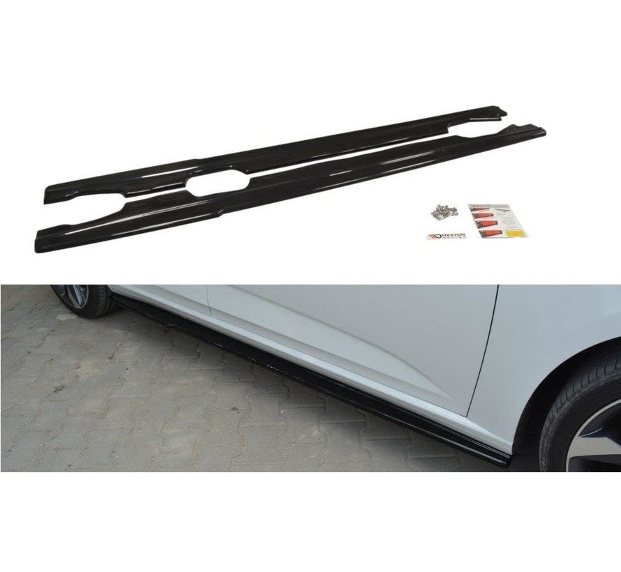 Maxton Design SIDE SKIRTS DIFFUSERS RENAULT MEGANE MK4 HATCHBACK