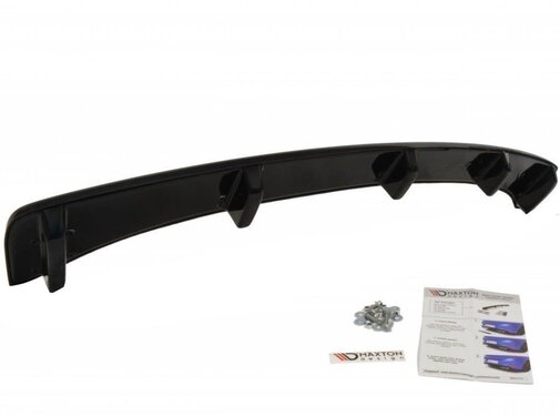Maxton Design Maxton Design CENTRAL REAR SPLITTER AUDI A5 S-LINE 8T FL COUPE / SPORTBACK (WITH A VERTICAL BAR)
