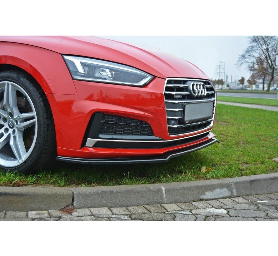 Maxton Design FRONT SPLITTER V.1 AUDI S5 / A5 S-LINE F5 COUPE / SPORTBACK