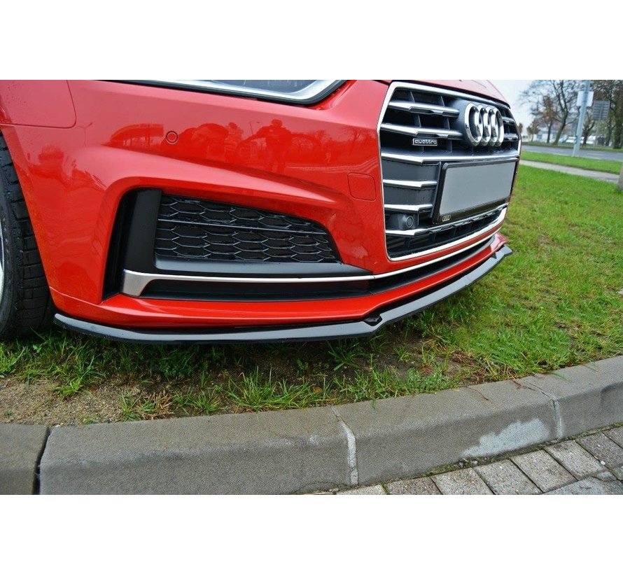 Maxton Design FRONT SPLITTER V.2 AUDI S5 / A5 S-LINE F5 COUPE / SPORTBACK