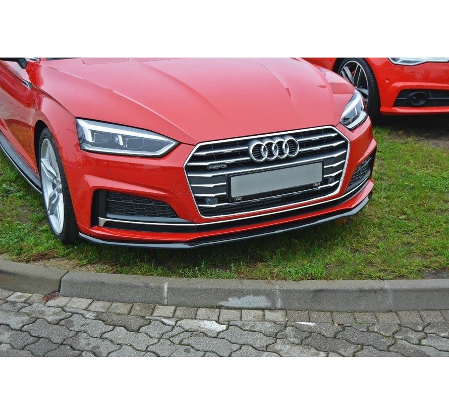 Maxton Design FRONT SPLITTER V.2 AUDI S5 / A5 S-LINE F5 COUPE / SPORTBACK