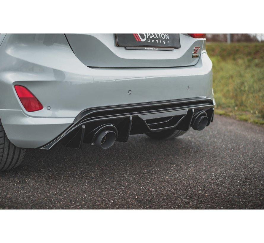 Diffuser + Milltek Sport Exhaust Extension Ford Fiesta mk8 ST