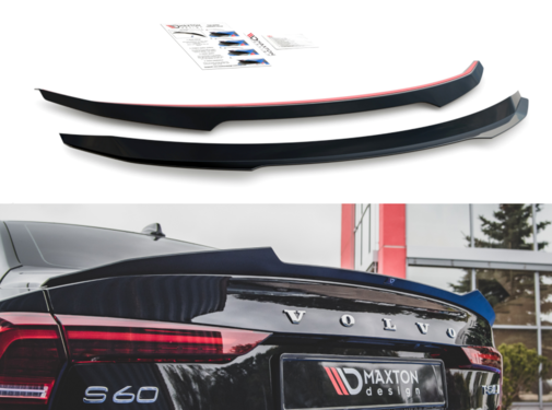 Maxton Design Spoiler Cap Volvo S60 R-Design Mk3