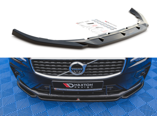 Maxton Design Front Splitter V.2 Volvo S60 R-Design Mk3