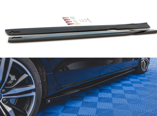 Maxton Design Side Skirts Diffusers V.1 Volvo S60 R-Design Mk3