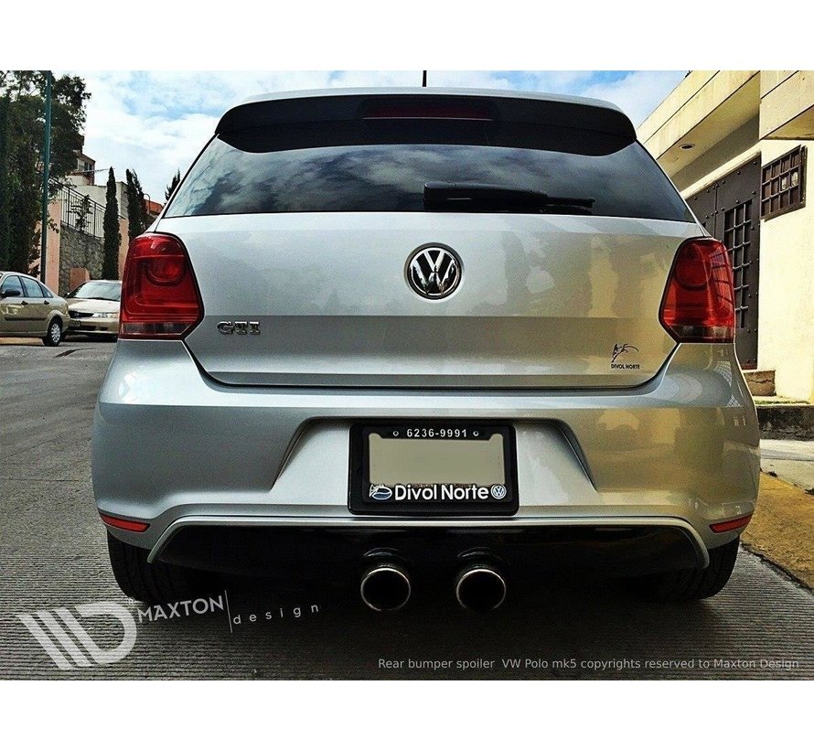 Maxton Design REAR DIFFUSER VW Polo mk5 GTI