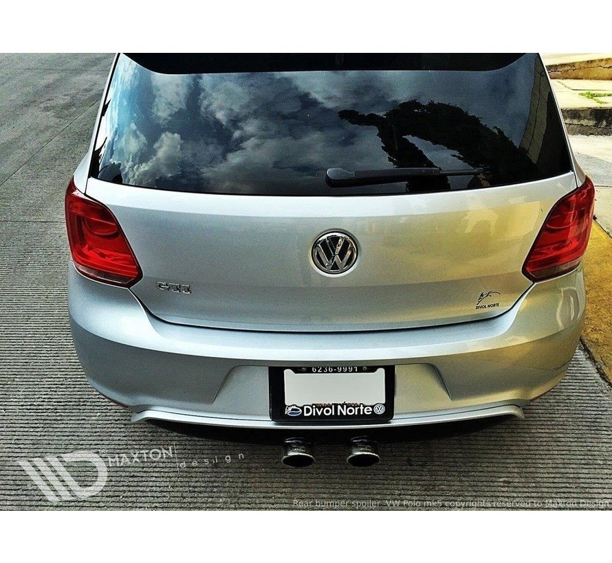 Maxton Design REAR DIFFUSER VW Polo mk5 GTI