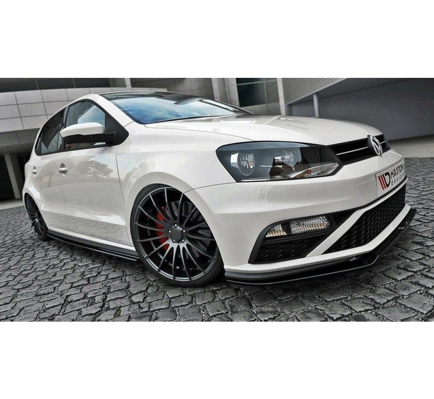 Maxton Design FRONT SPLITTER v.2 VW POLO MK5 GTI (FACELIFT)