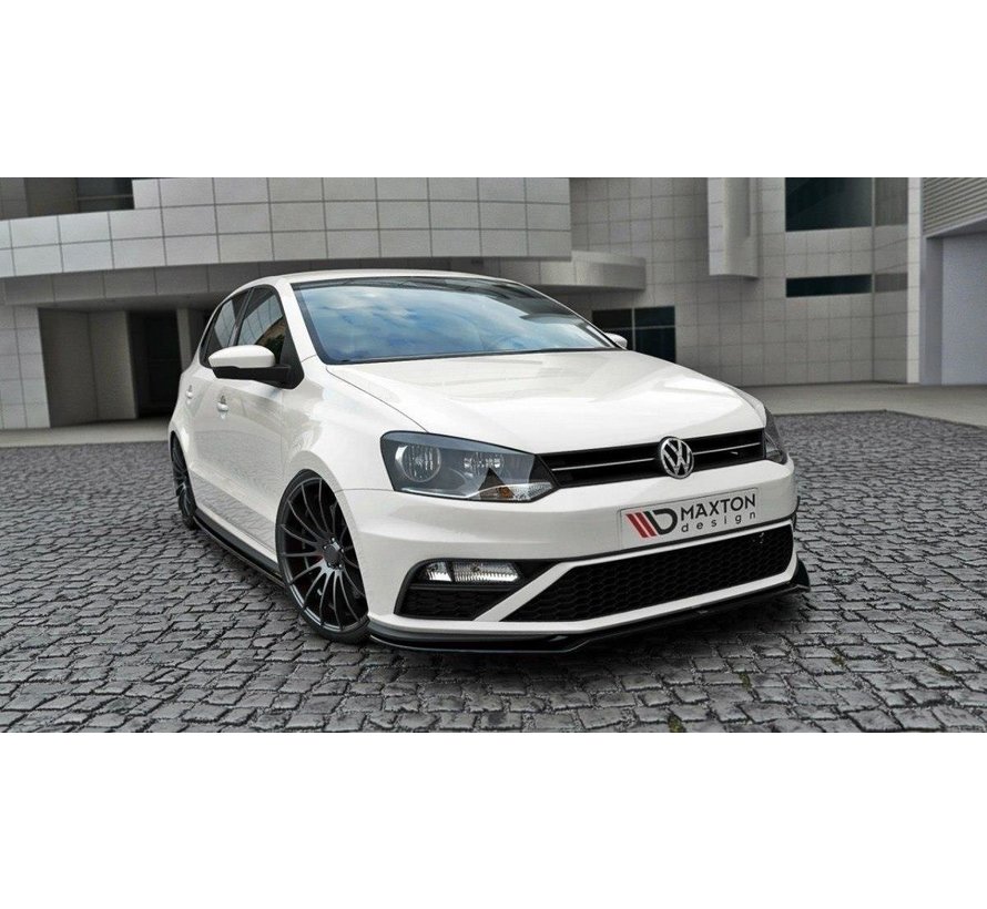 Maxton Design FRONT SPLITTER v.2 VW POLO MK5 GTI (FACELIFT)