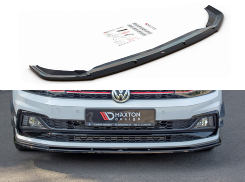 Maxton Design Maxton Design FRONT SPLITTER V.1 VW POLO MK6 GTI