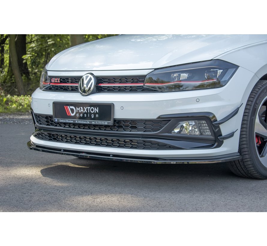 Maxton Design FRONT SPLITTER V.1 VW POLO MK6 GTI