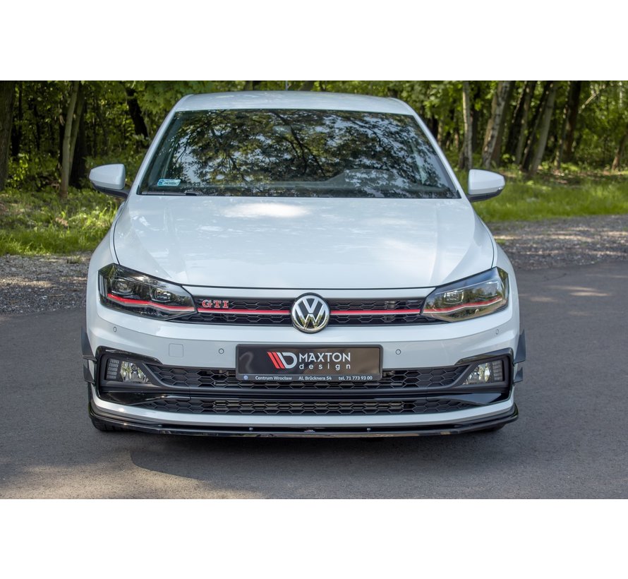 Maxton Design FRONT SPLITTER V.1 VW POLO MK6 GTI