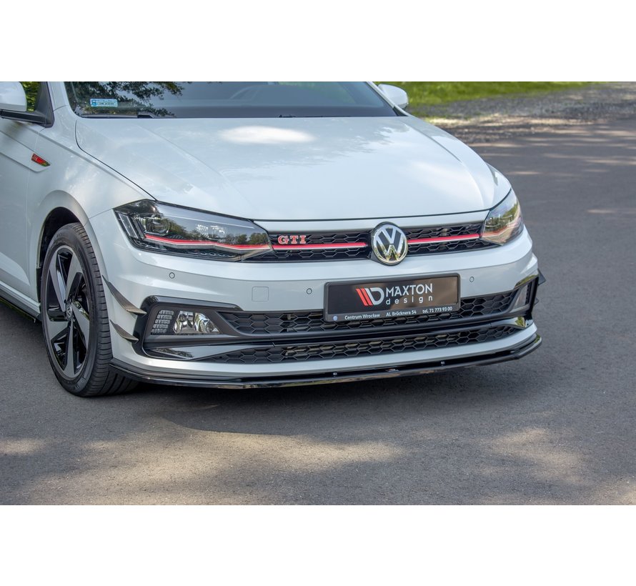 Maxton Design FRONT SPLITTER V.1 VW POLO MK6 GTI