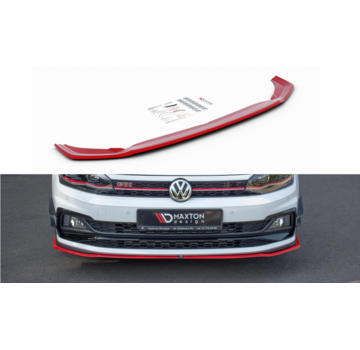 Maxton Design Maxton Design FRONT SPLITTER V.2 VW POLO MK6 GTI