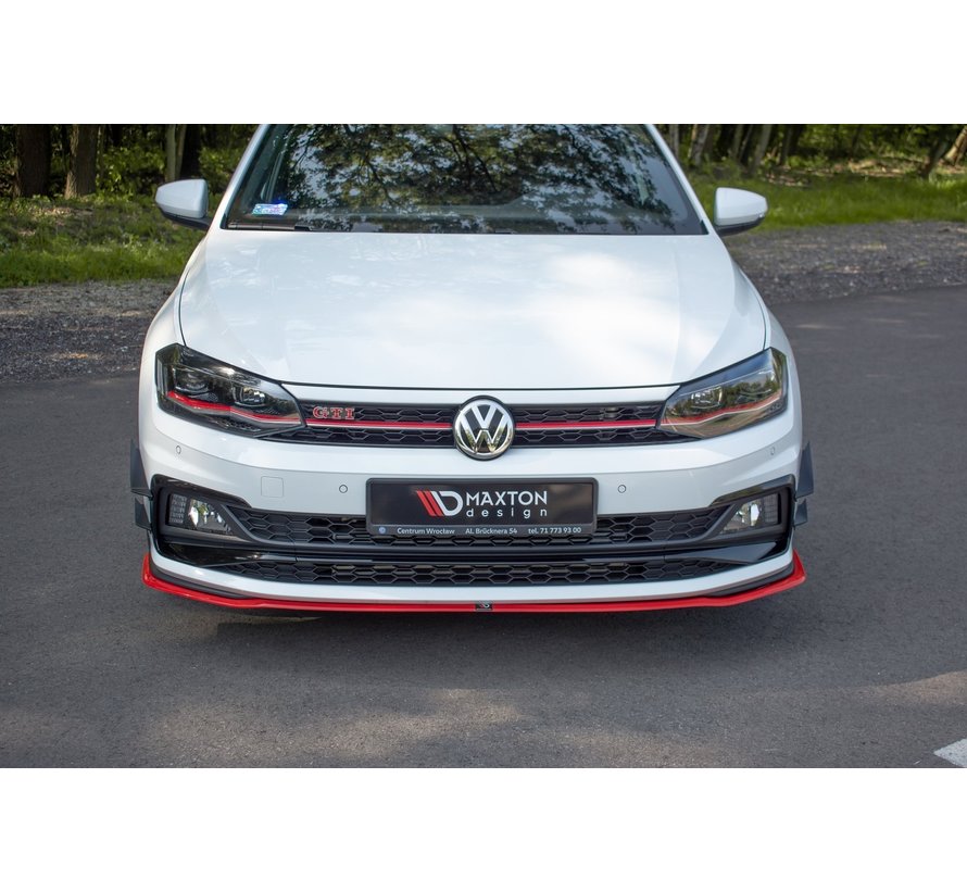 Maxton Design FRONT SPLITTER V.2 VW POLO MK6 GTI