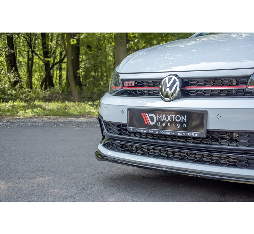 Maxton Design FRONT SPLITTER V.2 VW POLO MK6 GTI