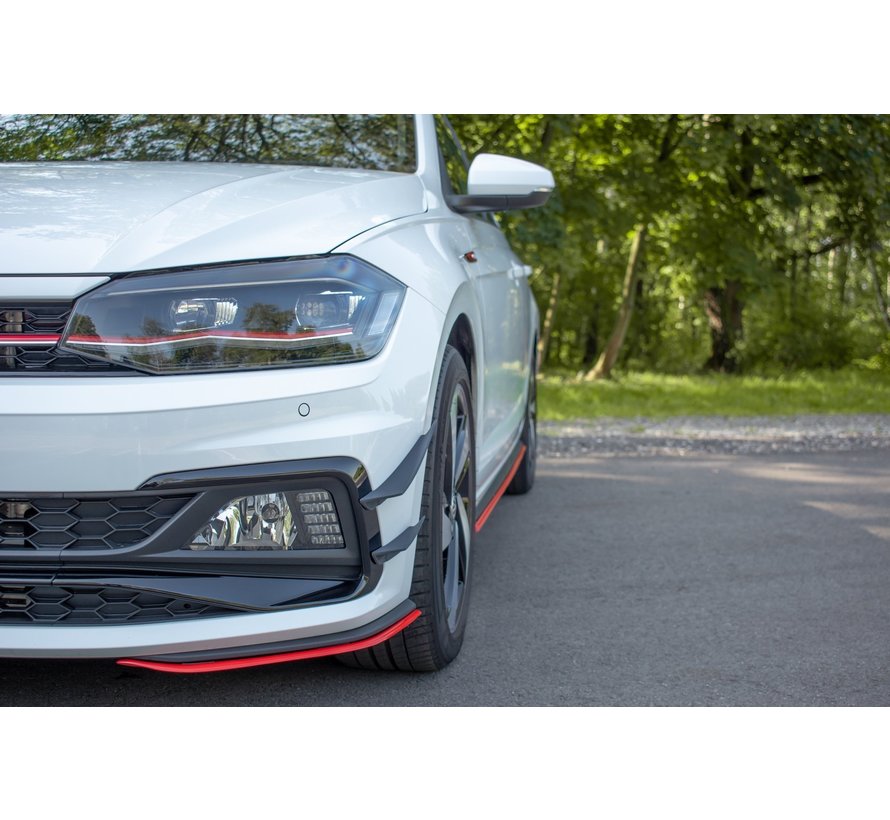 Maxton Design FRONT SPLITTER V.5 VW POLO MK6 GTI
