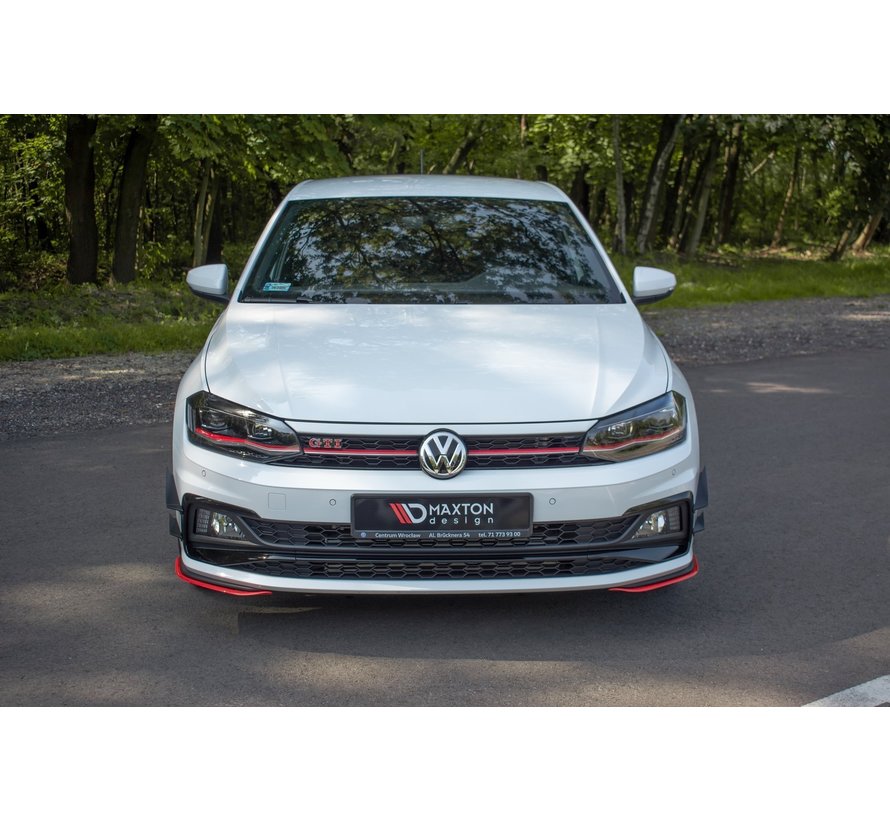 Maxton Design FRONT SPLITTER V.5 VW POLO MK6 GTI