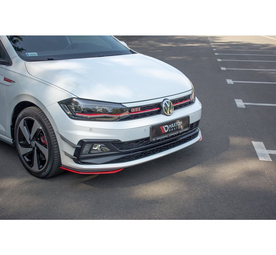 Maxton Design FRONT SPLITTER V.5 VW POLO MK6 GTI