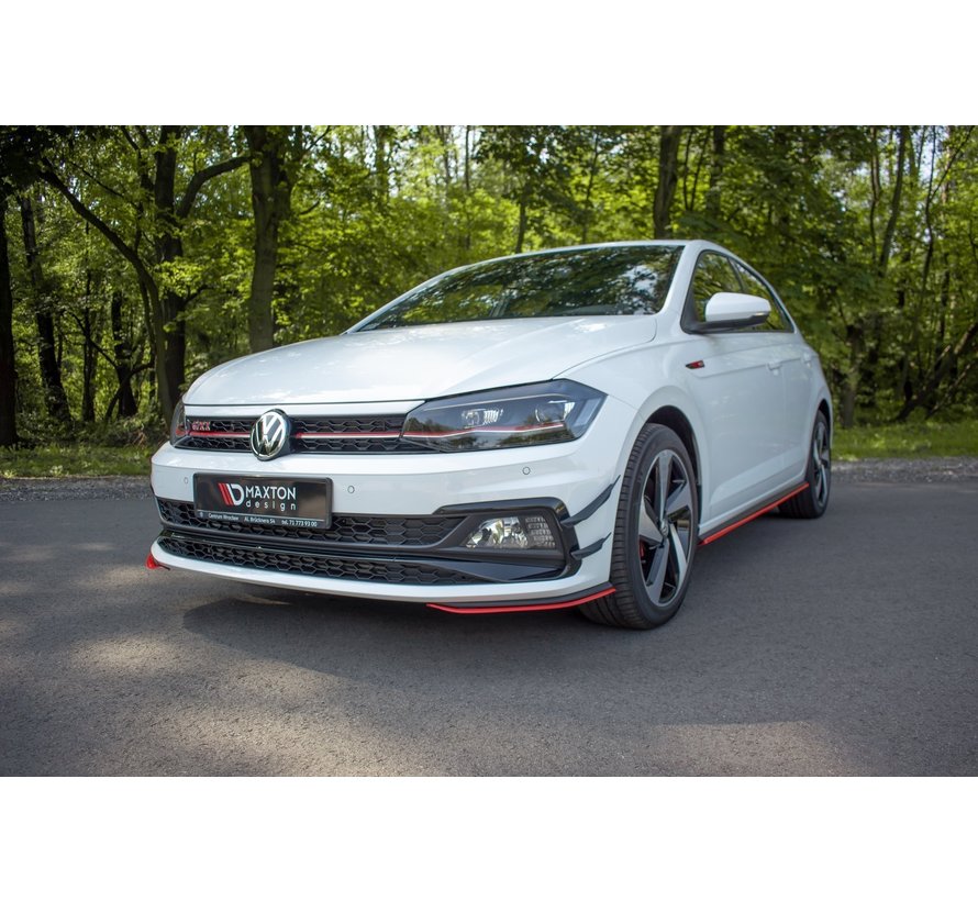 Maxton Design FRONT SPLITTER V.5 VW POLO MK6 GTI