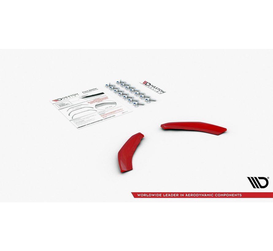 Maxton Design FRONT SPLITTER V.5 VW POLO MK6 GTI