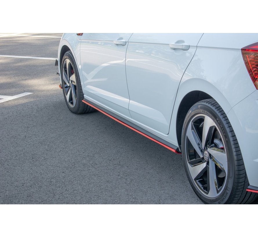 Maxton Design SIDE SKIRTS DIFFUSERS VW POLO MK6 GTI