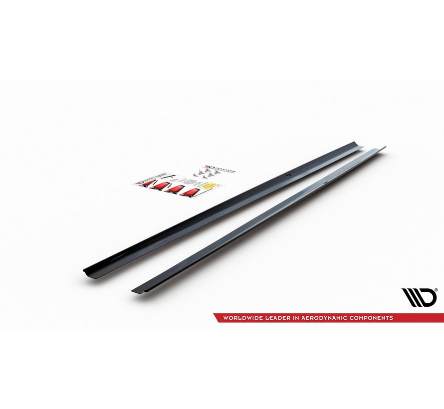 Maxton Design SIDE SKIRTS DIFFUSERS VW POLO MK6 GTI