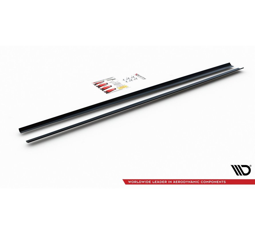 Maxton Design SIDE SKIRTS DIFFUSERS VW POLO MK6 GTI