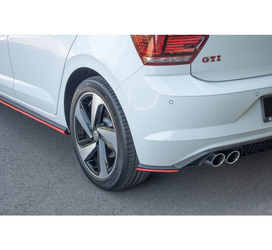 Maxton Design REAR SIDE SPLITTERS VW POLO MK6 GTI