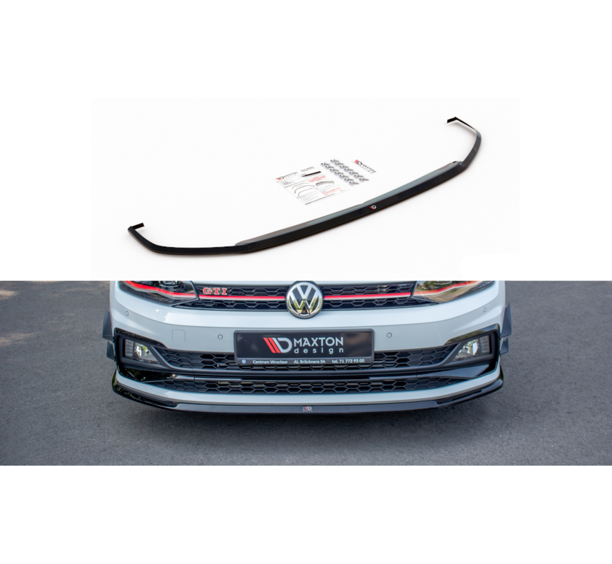 Maxton Design FRONT SPLITTER V.3 VW Polo GTI Mk6