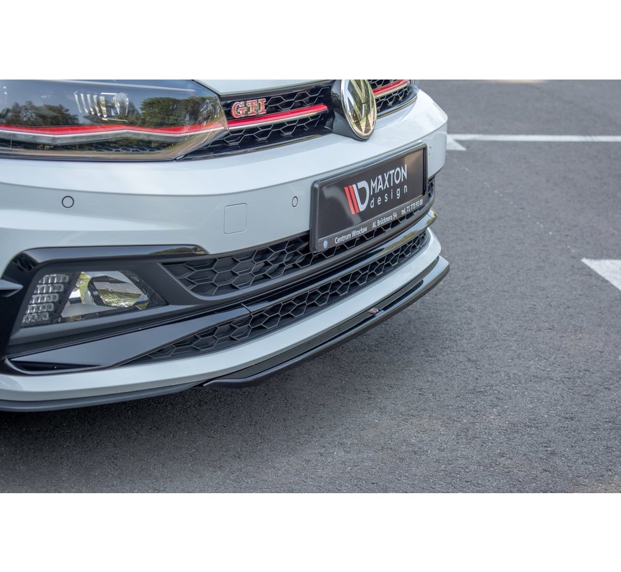 Maxton Design FRONT SPLITTER V.4 VW Polo GTI Mk6