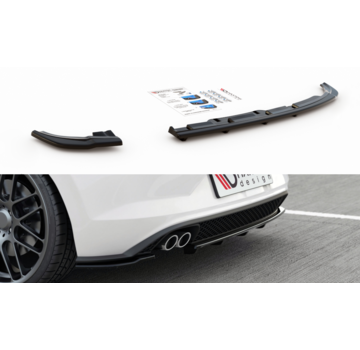 Maxton Design Maxton Design CENTRAL REAR DIFFUSER (with vertical bars) VW Polo 6 GTI Mk6