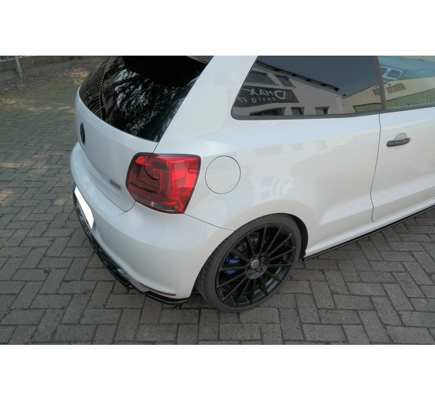 Maxton Design REAR SIDE SPLITTERS VOLKSWAGEN POLO MK5 R WRC