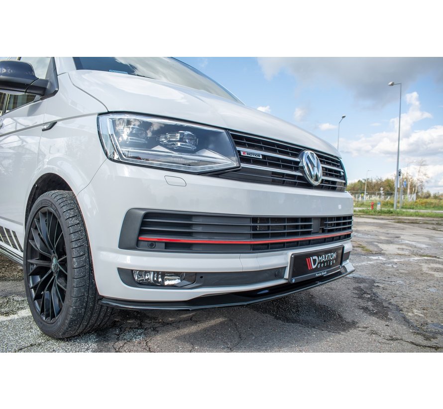 Maxton Design FRONT SPLITTER V.2 Volkswagen T6