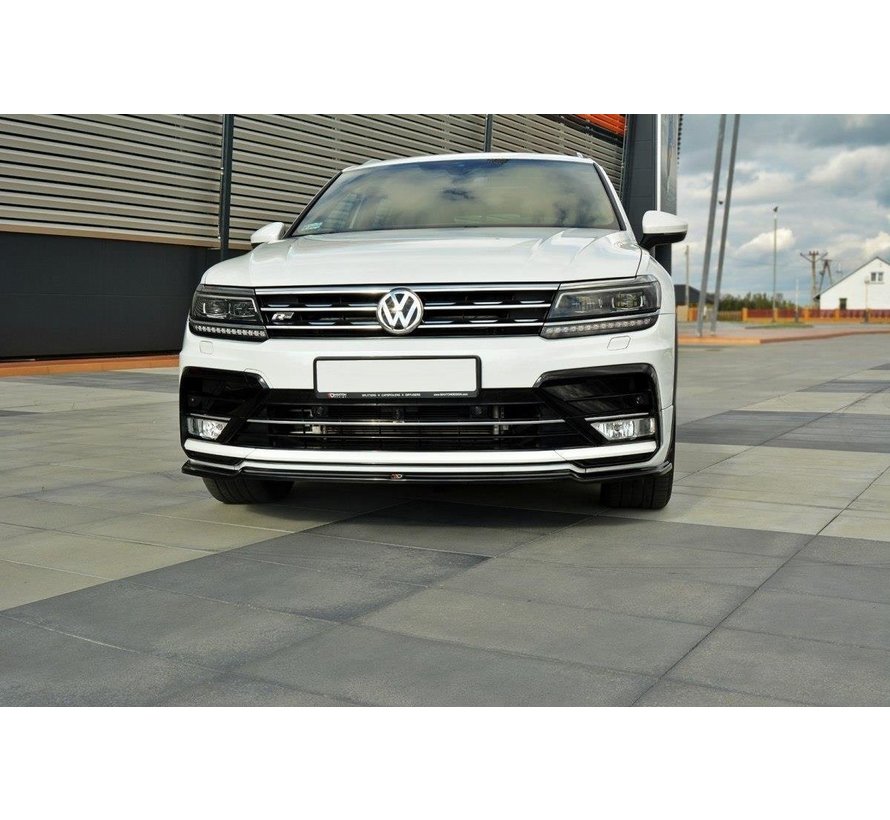 Maxton Design FRONT SPLITTER Vw Tiguan Mk2 R-Line